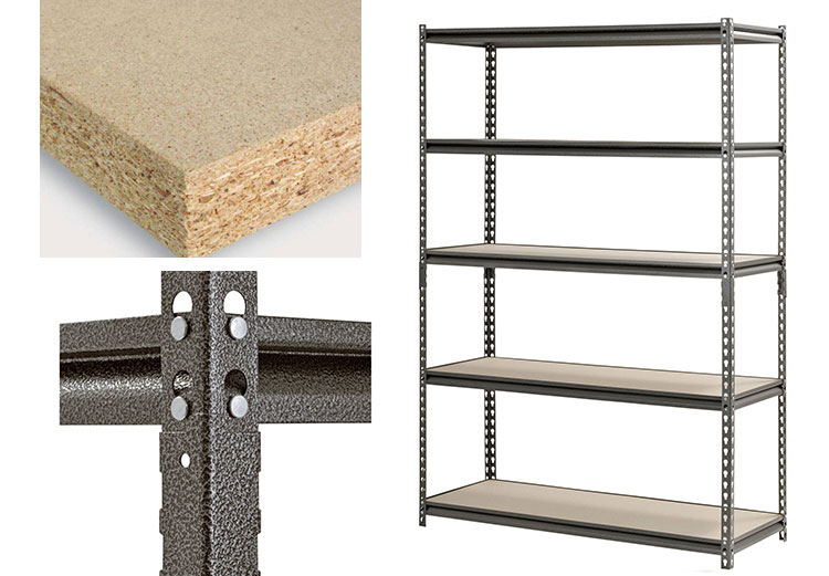 rivet shelving