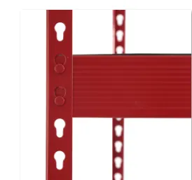Straight edge boltless rivet shelving 48″ W x 24″ D x 72″ H metal shelf rack for garage storage