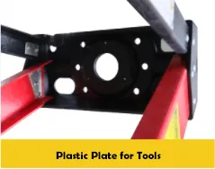 Type II, 225lbs FGG207 Fiberglass Ladders with Fiberglass Treads