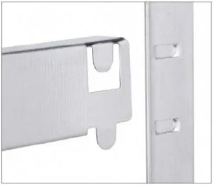 Rayonnage empilable robuste en acier galvanisé sans boulons de 175 kg, 350 kg, 265 kg