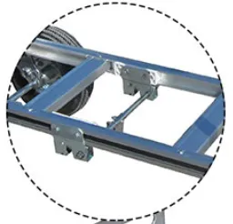2 in 1 Convertible Aluminum Platform/Hand Storage Truck HT7A