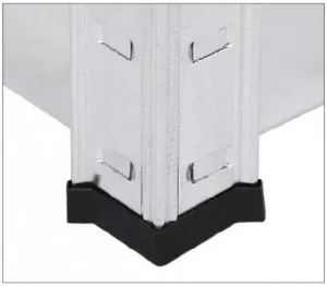 Rayonnage empilable robuste en acier galvanisé sans boulons de 175 kg, 350 kg, 265 kg